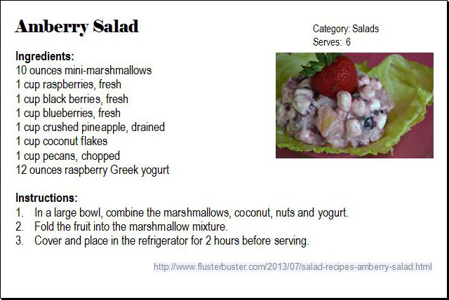 Salad Recipes