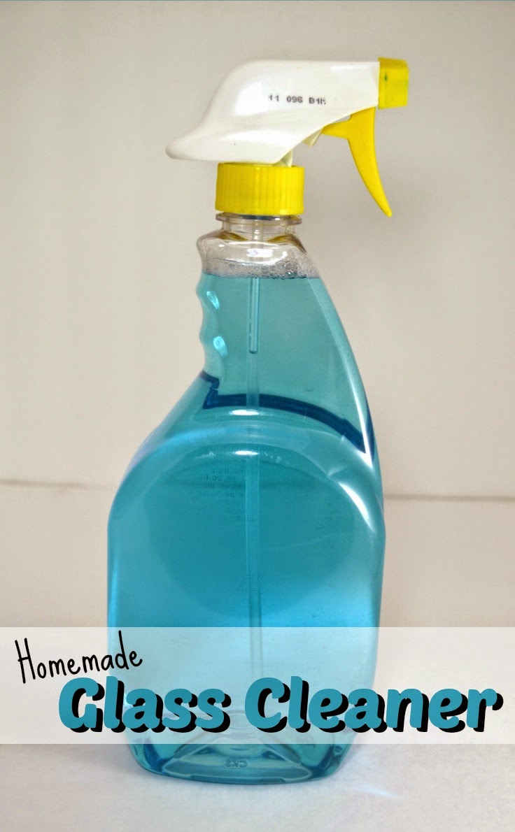 Making this Homemade Glass Cleaner is super easy and it's made with a couple of inexpensive products that you probably already have.