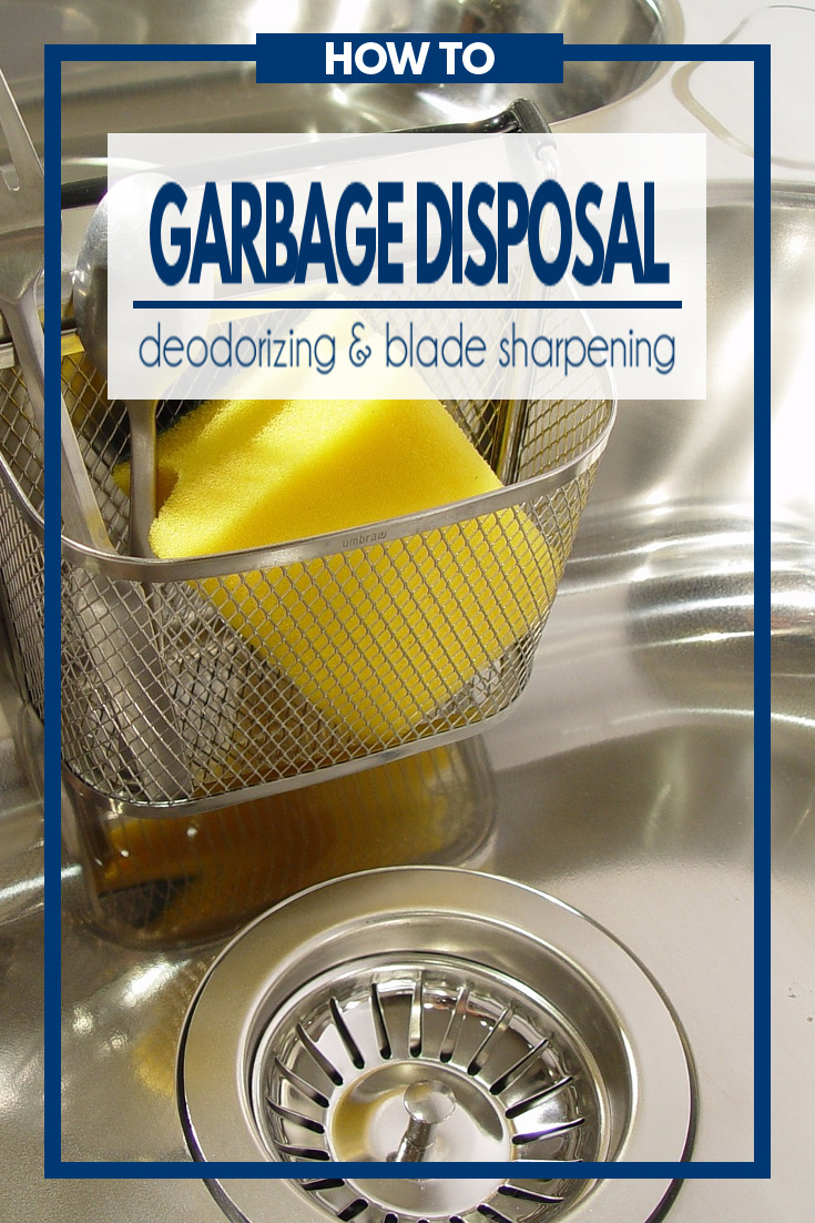 A simple and effective household tip on how to naturally deodorize your garbage disposal while sharpening the blades at the same time.