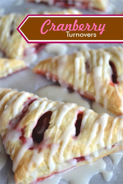 Cranberry Turnovers - Puff Pastry Recipe