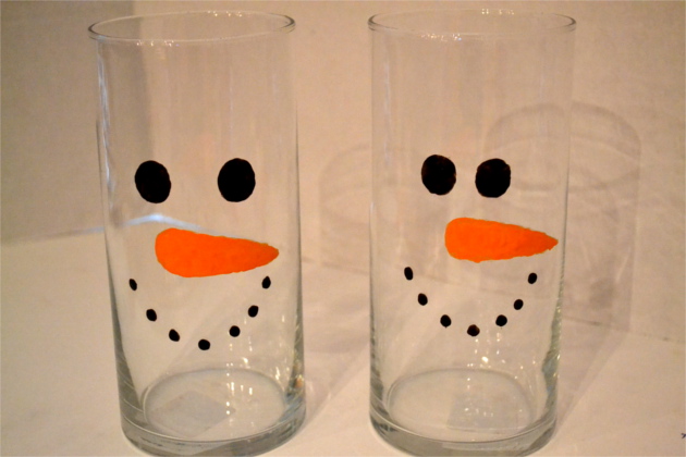 Lighted Marshmallow Snowman Vase - Christmas Craft | Fluster Buster