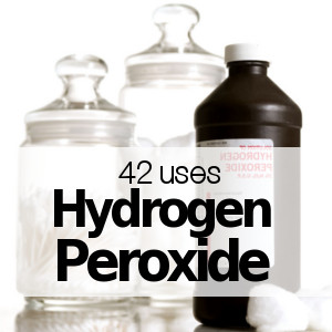 Hydrogen Peroxide can do so much more than clean cuts and scrapes. It's actually an inexpensive way to take care of  a lot of little things around the house.