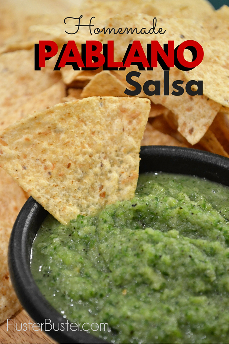 Spicy, delicious and a nice change from plain ole' salsa. This homemade Pablanos salsa is packed full of flavor, with the hint of something a little unusual.