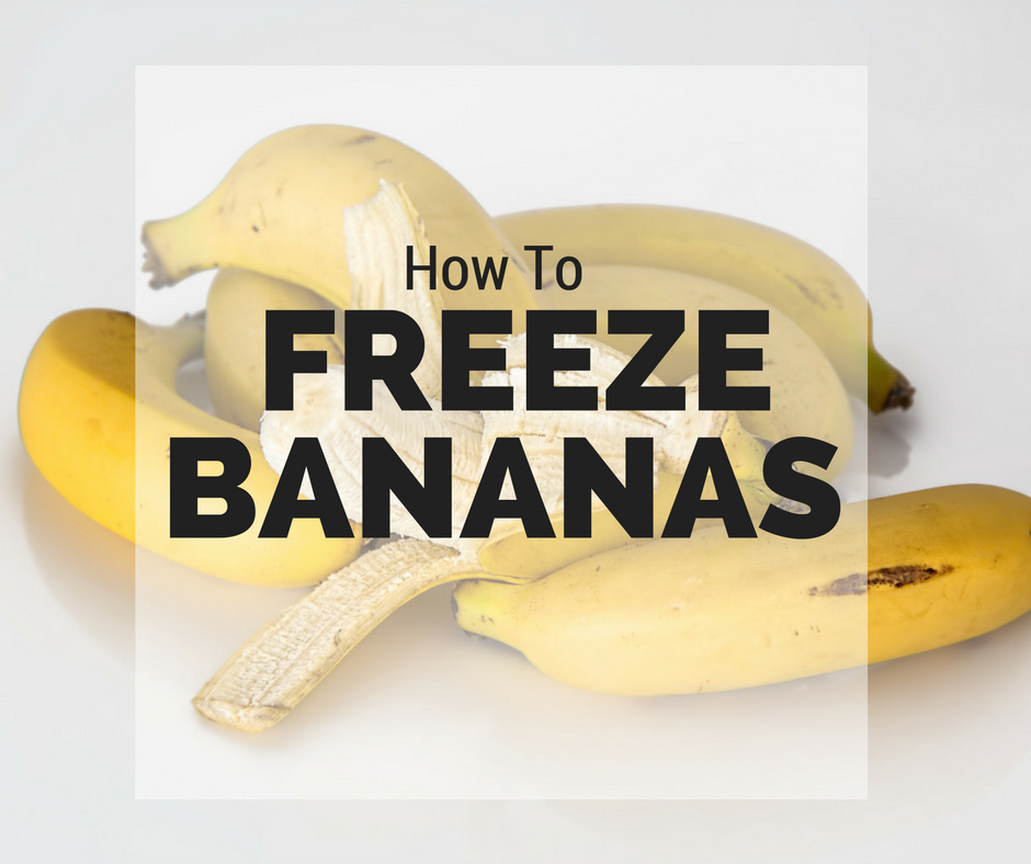 How to Freeze Bananas - Freeze those ripe bananas, it's super easy to do, they'll keep for several months and they can be used in so many delicious recipes.