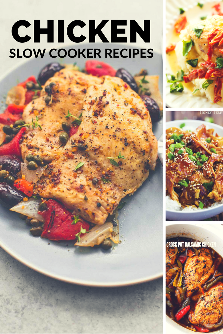 Chicken Slow Cooker Recipes - Time to pull out the Slow Cooker!
