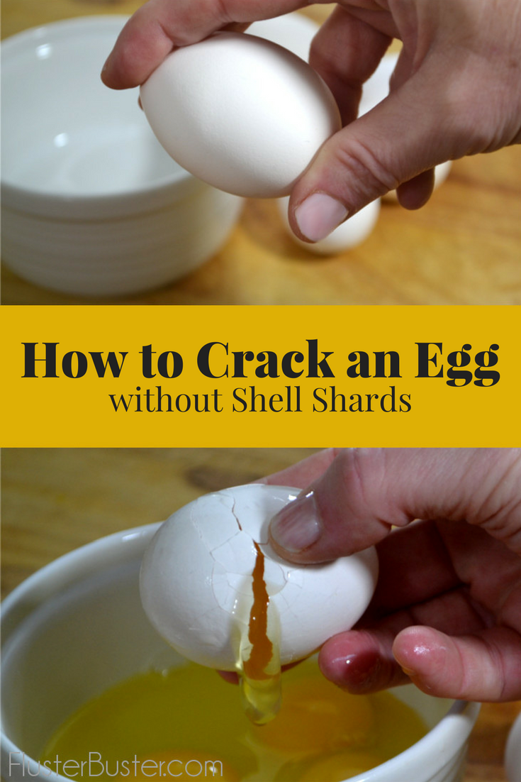 This method for cracking eggs offers the best chances of eliminating shell shards.