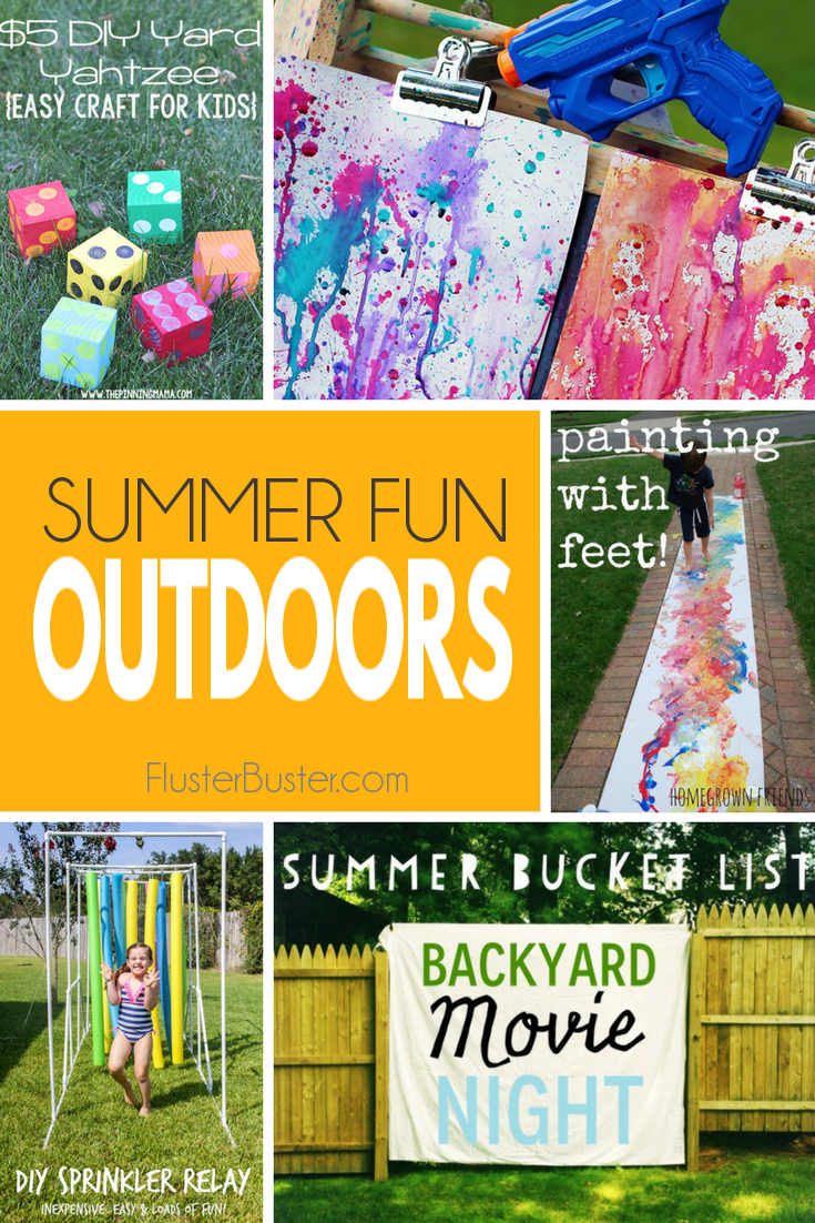 A collection of Outdoor Activities for loads of summer fun.