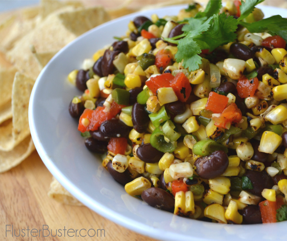 Simple Roasted Mexican Corn Salad Fluster Buster