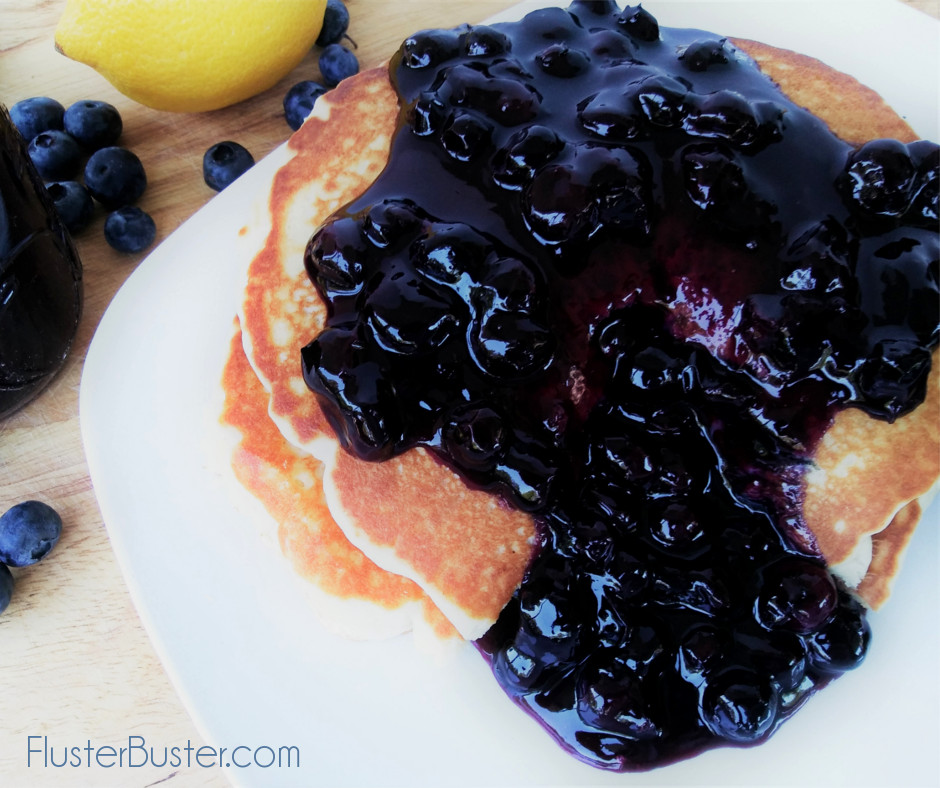 This simple blueberry sauce recipe can be made in less than 10 minutes, using fresh blueberries.