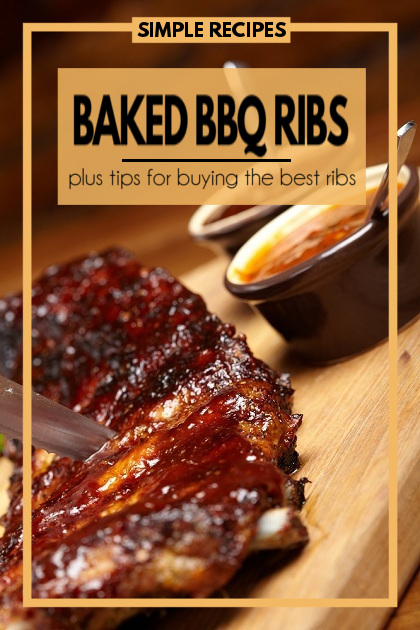 Simple Baked BBQ Ribs for busy moms