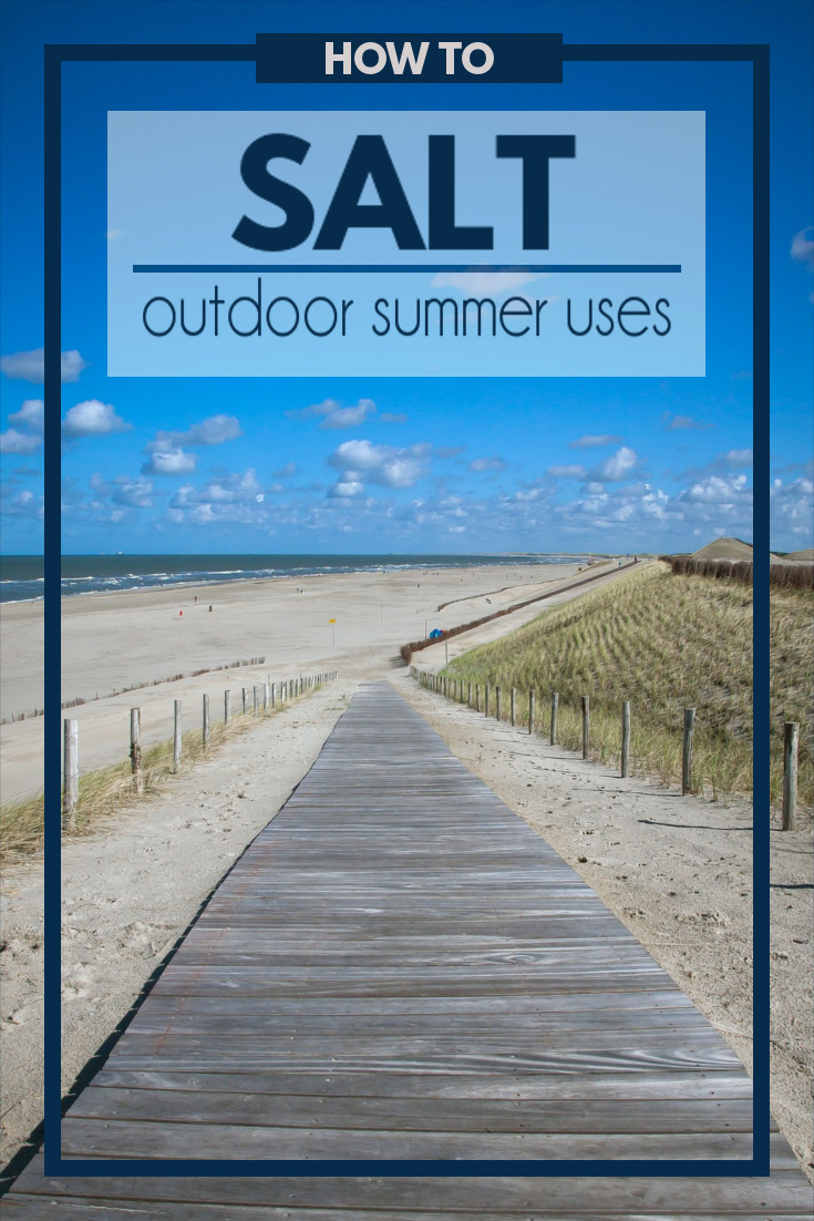 A list of how to use salt outside this summer to make life a little more simple and get things done at a fraction of the price.