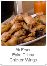 Air Fryer Chicken Wings – quick and simple, extra crispy, finger licking good, tastes as good as fried without all of the guilt.