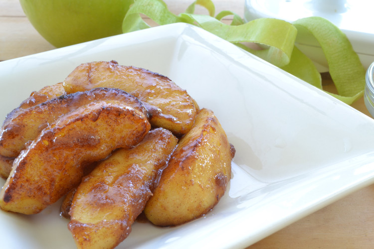 10 Minute Southern Fried Cinnamon Apples Fluster Buster