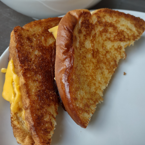 Budget Meals Clam Chowder & Grilled Cheese Fluster Buster