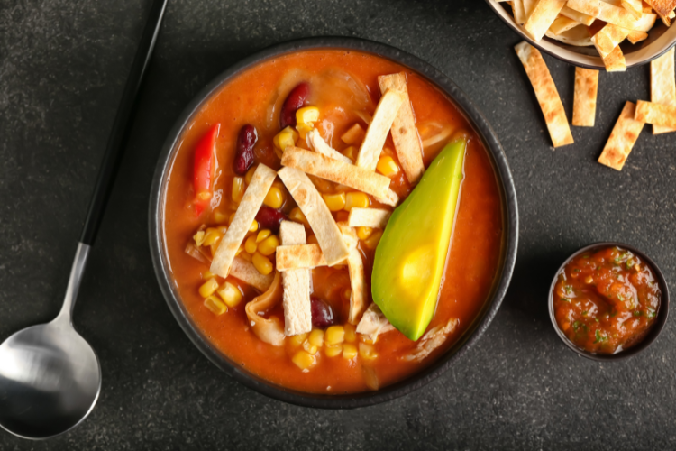budget meal easy instant pot enchilada soup
